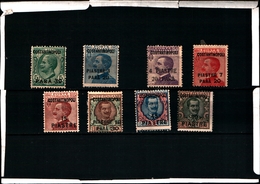 93592) ITALIA-Emissioni Ordinarie Soprastampate Costantinopoli E In Moneta Turca - Marzo 1923- 8 VALORI-MLH* - Andere & Zonder Classificatie