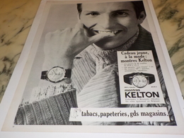 ANCIENNE PUBLICITE CADEAU JEUNE MONTRE KELTON 1967 - Autres & Non Classés