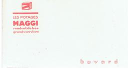 Buvard MAGGI LES POTAGES MAGGI Rendent De Grands Services - Potages & Sauces