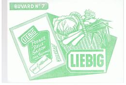 Buvard LIEBIG BUVARD N°7 POTAGE BELLE SAISON Aux Légumes - Suppen & Sossen