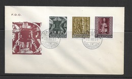 1959 USED Liechtenstein Mi 386-8 - Lettres & Documents