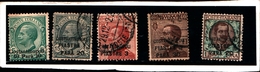 93605) ITALIA--Emissioni Ordinarie Soprastampate Costantinopoli E In Moneta Turca - Maggio 1922 5 VALORI-USATI - Andere & Zonder Classificatie