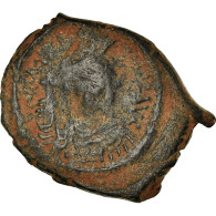 Monnaie, Maurice Tibère, Demi-Follis, 601-602, Antioche, TB+, Bronze, Sear:535 - Bizantine