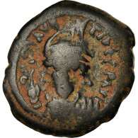 Monnaie, Maurice Tibère, Demi-Follis, 586-587, Antioche, TB+, Bronze, Sear:535 - Byzantium