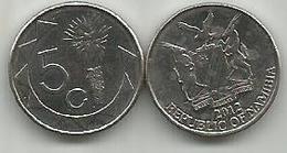 Namibia 5 Cents 2012. KM#1 - Namibië