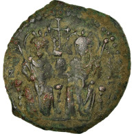 Monnaie, Justin II, Follis, 574-575, Antioche, TTB, Cuivre, Sear:379 - Bizantine