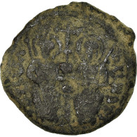 Monnaie, Justin II, Follis, 571-572, Antioche, TB, Cuivre, Sear:379 - Bizantine