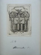 Ex-libris Héraldique XIXème - Allemagne - Devise "Renovabor In Dies" - Bookplates