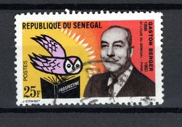 SENEGAL   N° 232   OBLITERE   COTE  0.50€   GASTON BERGER - Senegal (1960-...)