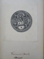 Ex-libris Héraldique Illustré XIXème - JOSEPH KENNARD - Exlibris