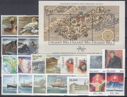 +A1921. Iceland 1991. Year Set. MNH(**) - Full Years