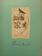 Ex-libris Héraldique Illustré XIXème - Angleterre - HUGH OWEN - Exlibris