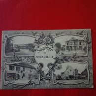 SOUVENIR DE MARCILLY MULTIVUES EPICERIE LA MAIRIE - Autres & Non Classés