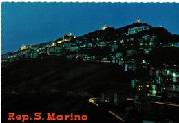 REPUBBLICA DI SAN MARINO - MONTE TITANO DI NOTTE  (RSM) - San Marino