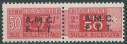 1947-48 TRIESTE A PACCHI POSTALI 50 LIRE MNH ** - RC11 - Postpaketen/concessie