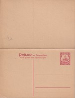 NOUVELLE GUINEE   ENTIER POSTAL/GANZSACHE/ POSTAL STATIONERY  CARTE AVEC REPONSE - Nuova Guinea Tedesca