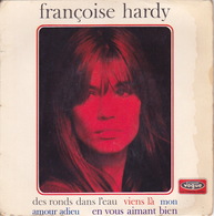 FRANCOISE HARDY - EP - 45T - Disque Vinyle - Des Ronds Dans L'eau - 8595 - Andere - Franstalig