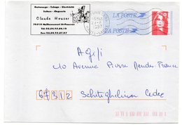 Entier Postal PAP Repiqué Haute Saône Mailleroncourt Saint Panoras Ramonage électricité Toiture Zinguerie - Prêts-à-poster:private Overprinting