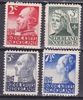 1927 Rode Kruis Zegels 4 Waarden Uit De Serie Postfris NVPH 203 / 206 - Ongebruikt