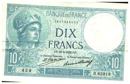 Billet  >  France > 10  Francs  1932 (SPL) - 10 F 1916-1942 ''Minerve''