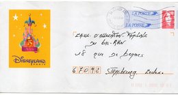 Entier Postal PAP Repiqué Disneyland Paris 5 Ans - PAP : Sovrastampe Private