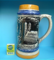 VTG Germany Collectibes Hofbrauhaus Frauenkirche Munchen Relief BEER MUG Stein - Other & Unclassified