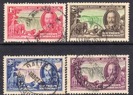 Southern Rhodesia 1935 GV Silver Jubilee Set Of 4, Used, SG 31/4 (BA) - Southern Rhodesia (...-1964)