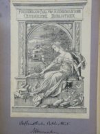 Ex-libris Héraldique Illustré XIXème - Allemagne - Freiherrlich Carl Von Rothschild'sche Oeffentliche - Exlibris