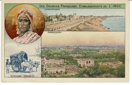 CHOCOLATS & THE  De La Cie Coloniale- établissements De L'Inde - CPA (  France ) - Werbepostkarten