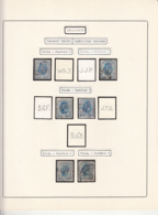 PERFINS, KING CAROL I STAMPS, 1893-1908, ROMANIA - Perforadas