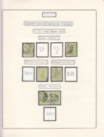 PERFINS, KING CAROL I STAMPS, 1909-1914, ROMANIA - Perfins