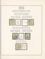 PERFINS, KING CAROL I STAMPS, 1908-1910, ROMANIA - Perfins