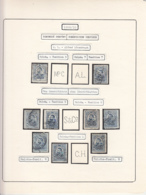 PERFINS, KING CAROL I STAMPS, 1908-1910, ROMANIA - Perfins