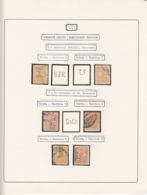 PERFINS, KING FERDINAND STAMPS, 1922, ROMANIA - Perfins