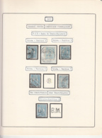 PERFINS, KING FERDINAND STAMPS, 1922, ROMANIA - Perfins