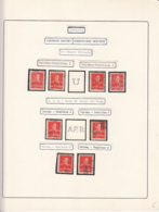 PERFINS, KING MICHAEL STAMPS, 1940-1943, ROMANIA - Perforadas