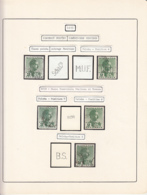 PERFINS, KING CAROL II STAMPS, 1935, ROMANIA - Perfin