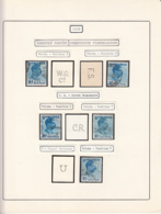 PERFINS, KING CAROL II STAMPS, 1935, ROMANIA - Perfins