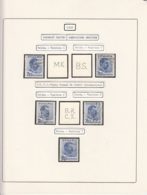 PERFINS, KING CAROL II STAMPS, 1935, ROMANIA - Perfins