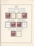 PERFINS, KING CAROL II STAMPS, 1935, ROMANIA - Perfin