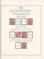 PERFINS, KING FERDINAND STAMPS, 1921, ROMANIA - Perfin