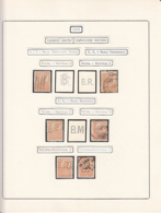 PERFINS, KING FERDINAND STAMPS, 1920, ROMANIA - Perfins