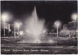 CERVIA - RAVENNA - LUNGOMARE GRAZIA DELEDDA - NOTTURNO - VIAGG. 1961 -89487- - Ravenna