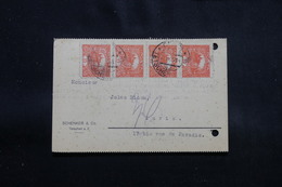 TCHÉCOSLOVAQUIE - Carte Commerciale De Tetschen Pour La France En 1920, Affranchissement Plaisant - L 56420 - Covers & Documents