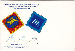 SAN MARINO 77 - MANIFESTAZIONE FILATELICHE DEò CENTENARIO -99131- - San Marino