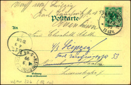 1899, Ansichtskarte Mit Besserem Stempel "BERLIN C 2m" (KBHW 236 -100 P.) - Macchine Per Obliterare (EMA)