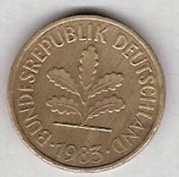 ALLEMAGNE - GERMANY - 5 PFENNIG (1983) - 5 Pfennig