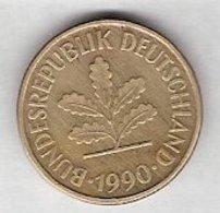 ALLEMAGNE - GERMANY - 5 PFENNIG (1990) - 5 Pfennig