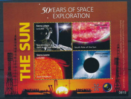 SIERRA LEONE SHEET ESPACE SPACE EXPLORATION THE SUN - Sonstige & Ohne Zuordnung