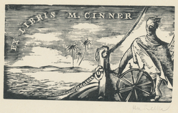 Ex Libris M. Cinner - ? Gesigneerd - Ex-Libris